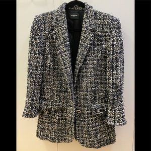 The Kooples Winter Tweed Blazer Jacket
